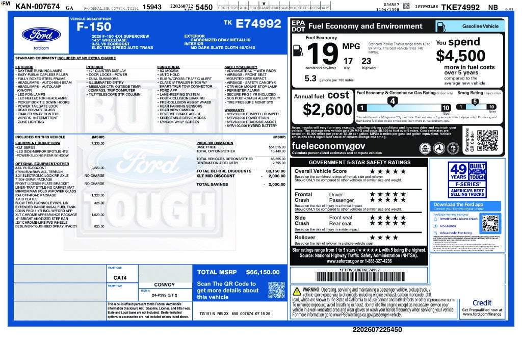 2026 Ford F-150 XLT 302A