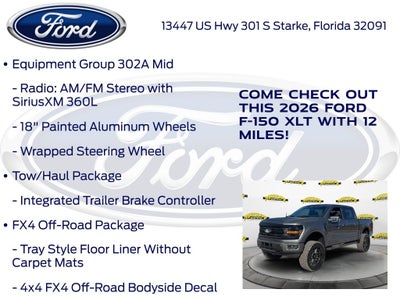 2026 Ford F-150 XLT 302A