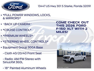 2026 Ford F-150 XLT 300A