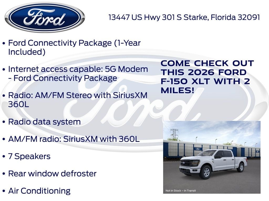 2026 Ford F-150 XLT 300A