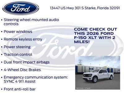 2026 Ford F-150 XLT 300A