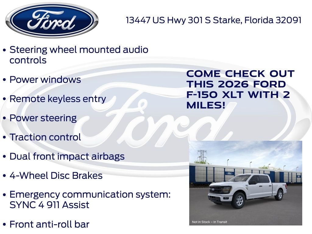 2026 Ford F-150 XLT 300A