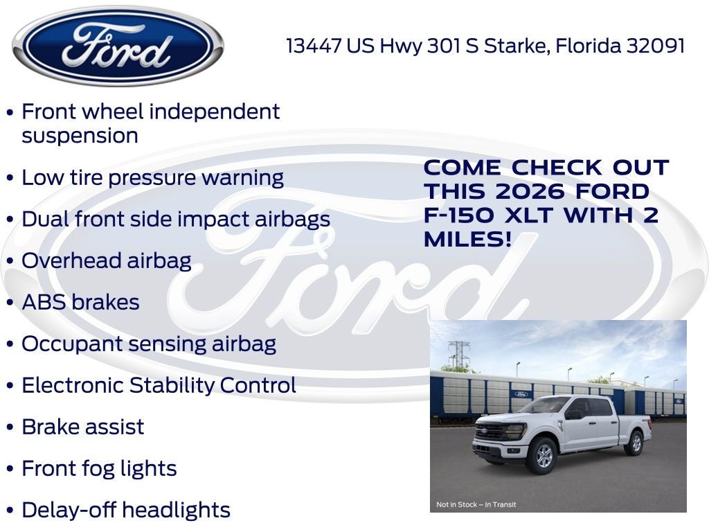 2026 Ford F-150 XLT 300A