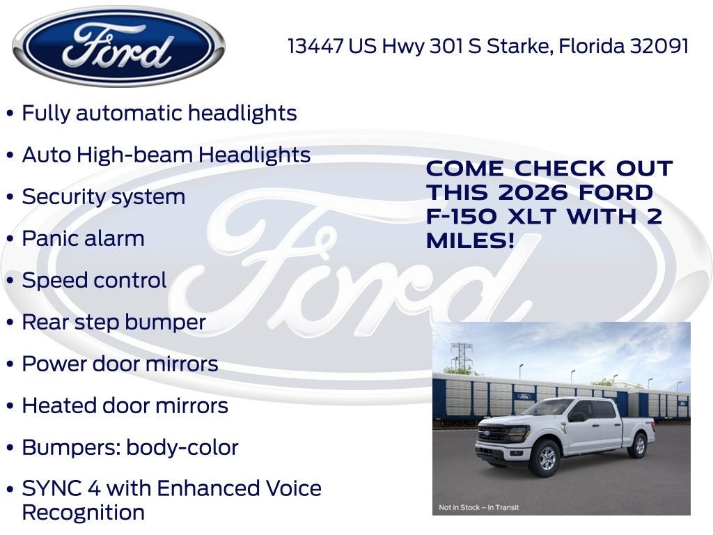 2026 Ford F-150 XLT 300A