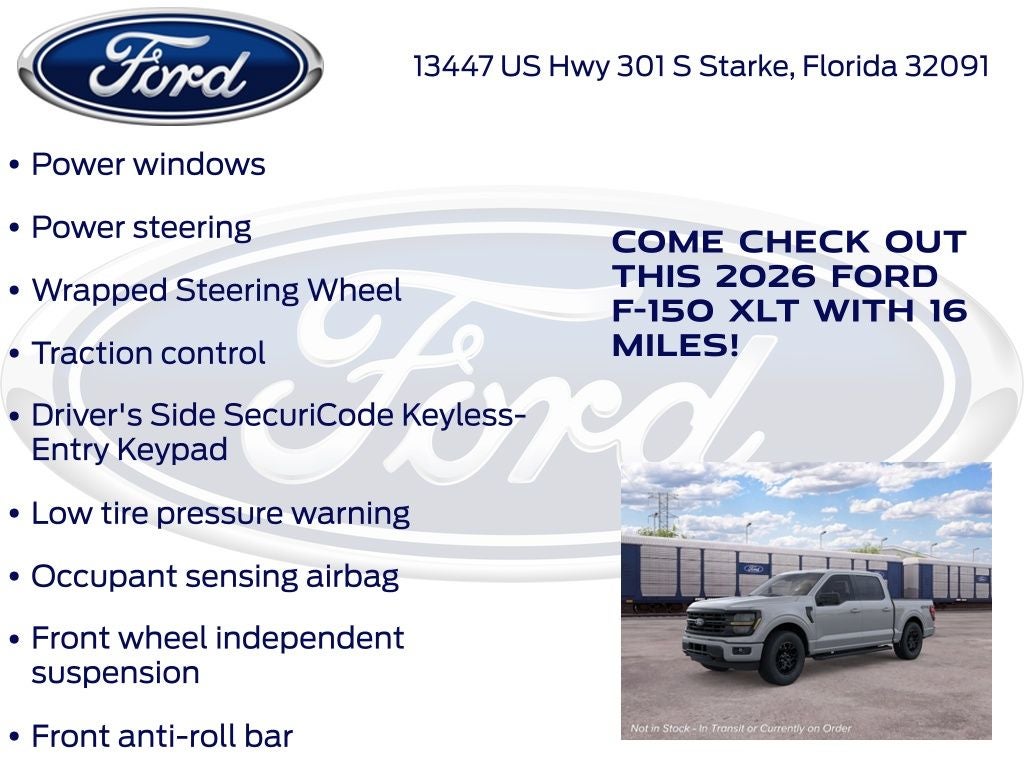 2026 Ford F-150 XLT 301A