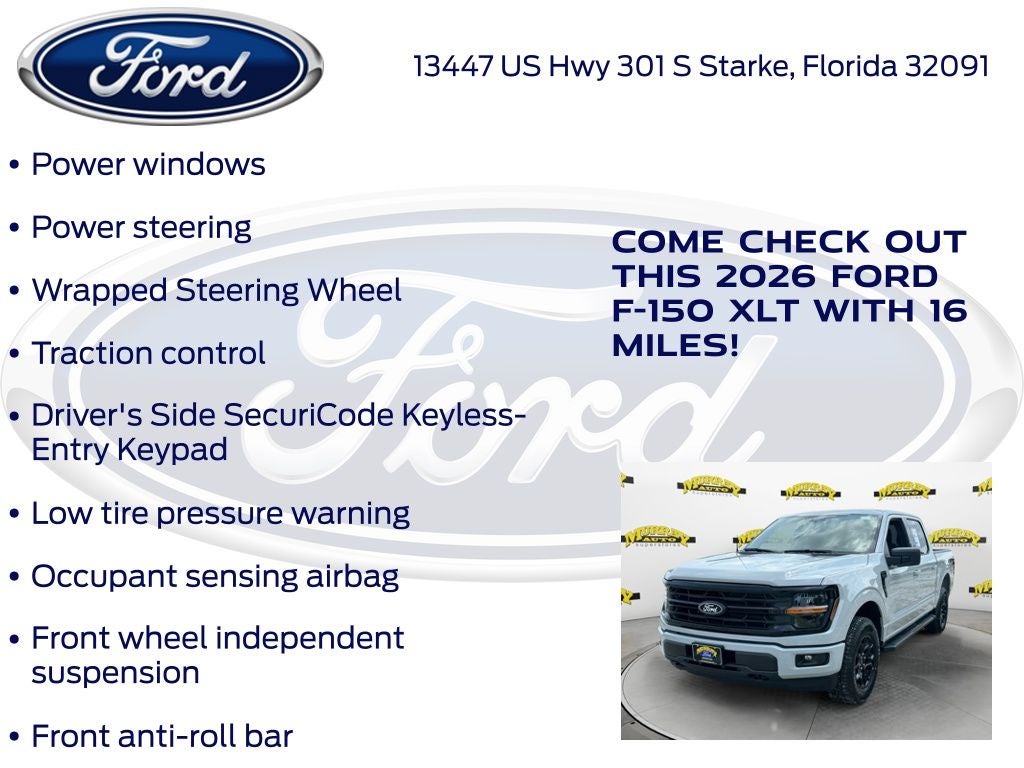 2026 Ford F-150 XLT 301A