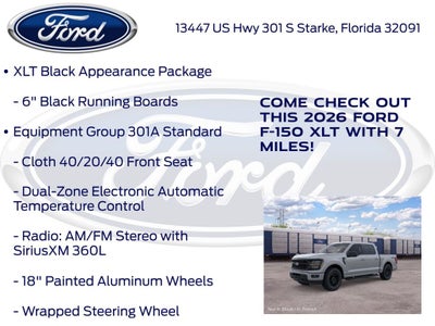 2026 Ford F-150 XLT 301A