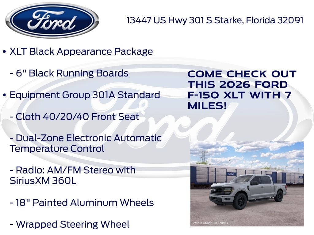 2026 Ford F-150 XLT 301A