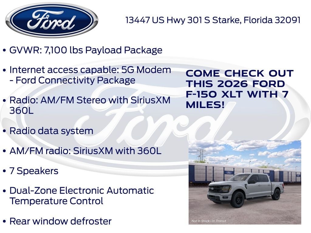 2026 Ford F-150 XLT 301A