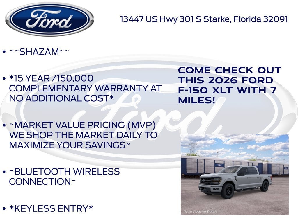 2026 Ford F-150 XLT 301A
