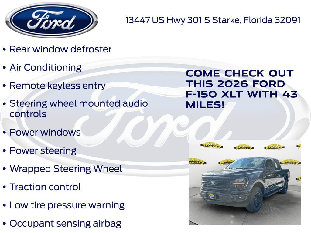 2026 Ford F-150 XLT 301A