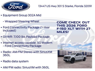 2026 Ford F-150 XLT 302A