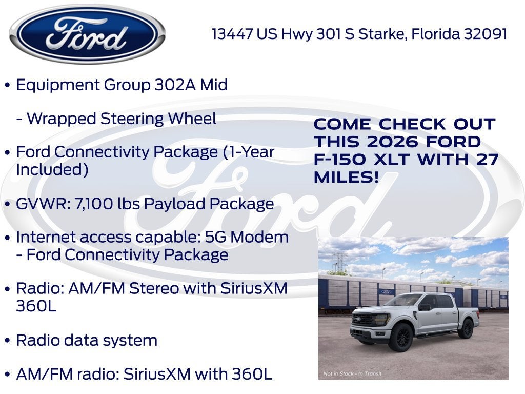 2026 Ford F-150 XLT 302A