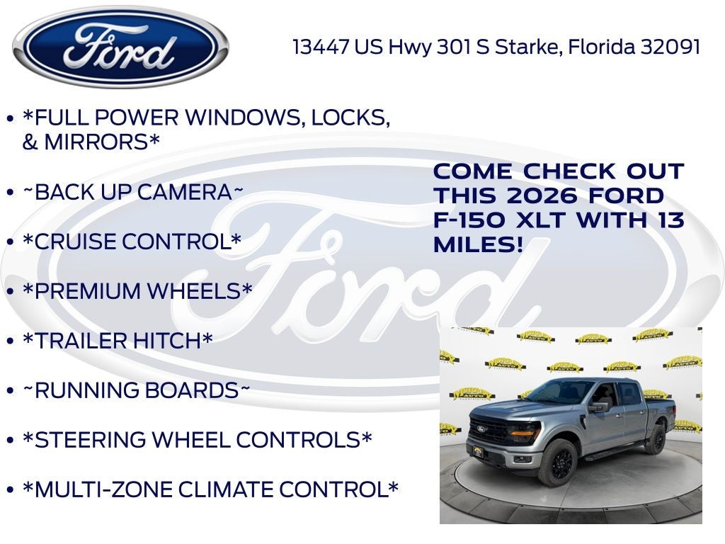 2026 Ford F-150 XLT 301A