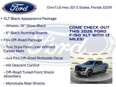 2026 Ford F-150 XLT 301A