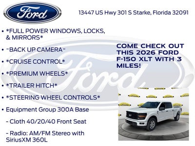 2026 Ford F-150 XLT 300A