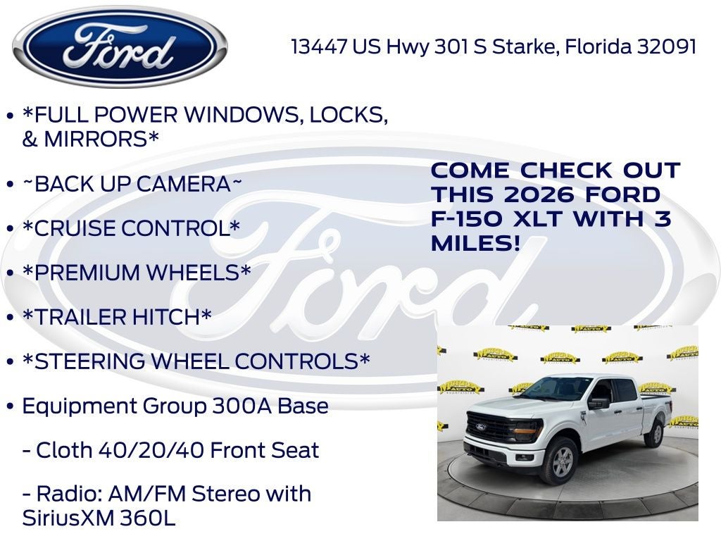 2026 Ford F-150 XLT 300A