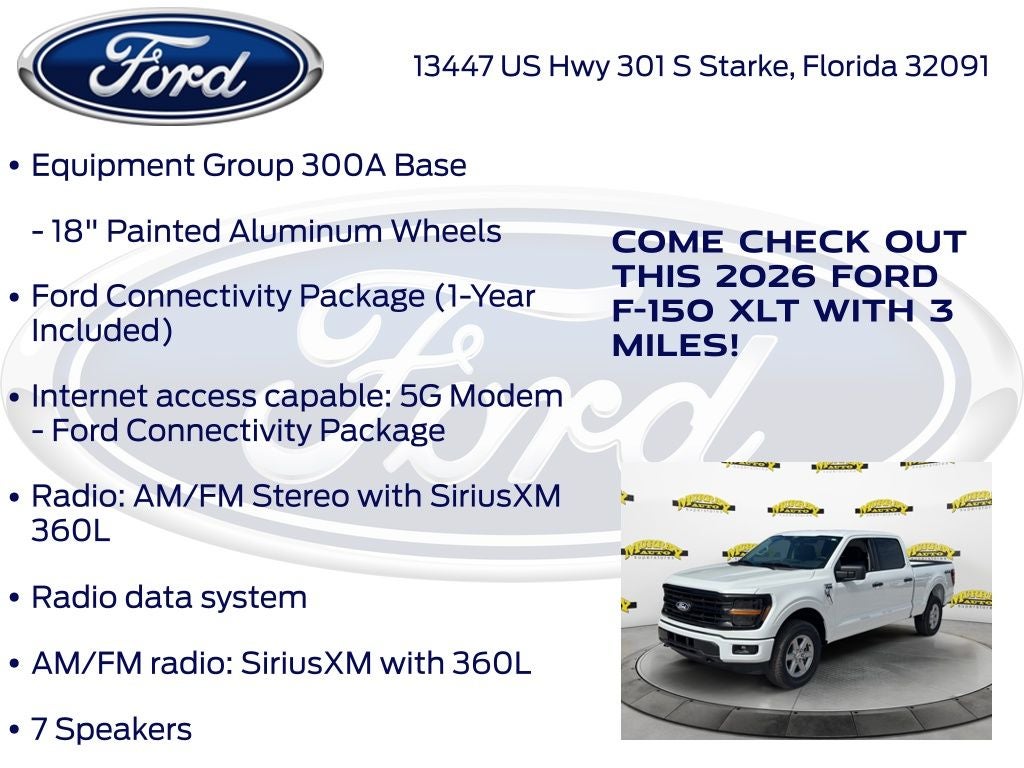 2026 Ford F-150 XLT 300A