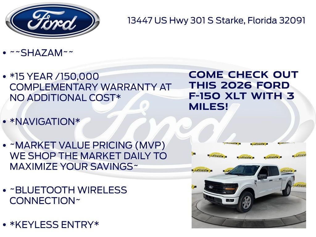 2026 Ford F-150 XLT 300A