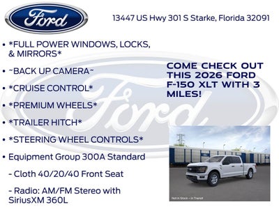 2026 Ford F-150 XLT 300A