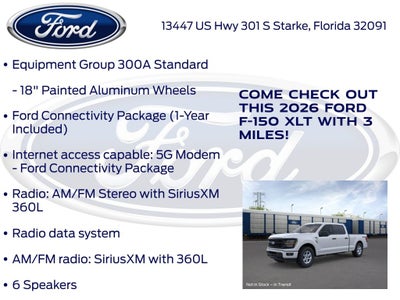 2026 Ford F-150 XLT 300A