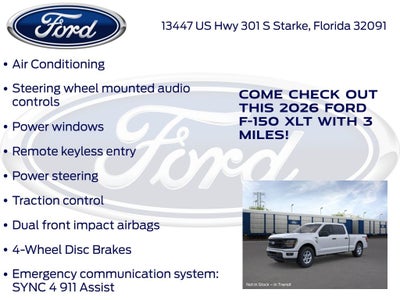 2026 Ford F-150 XLT 300A