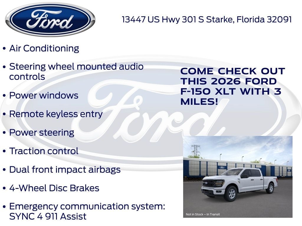 2026 Ford F-150 XLT 300A