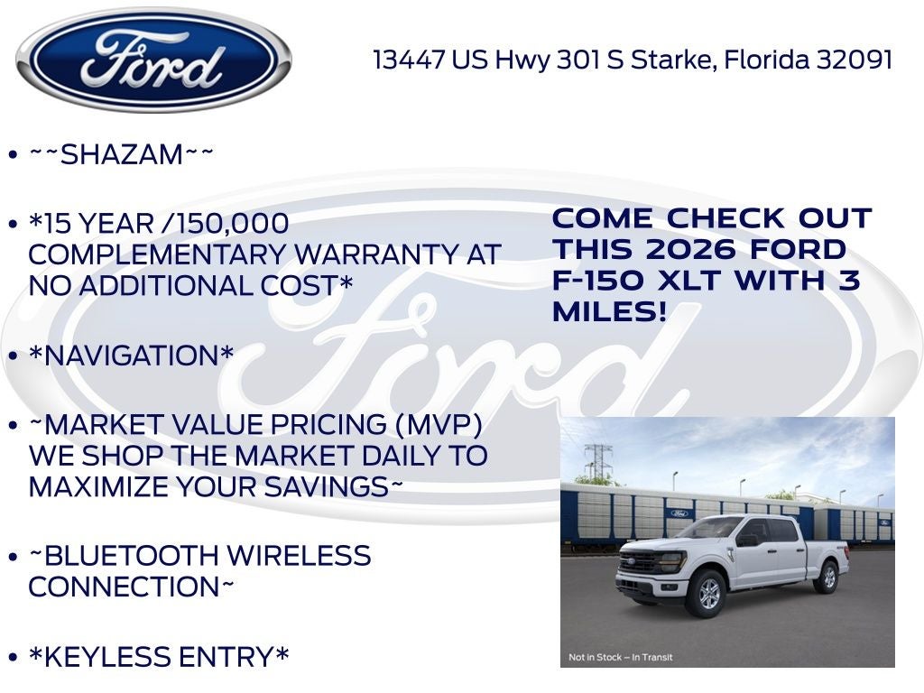 2026 Ford F-150 XLT 300A