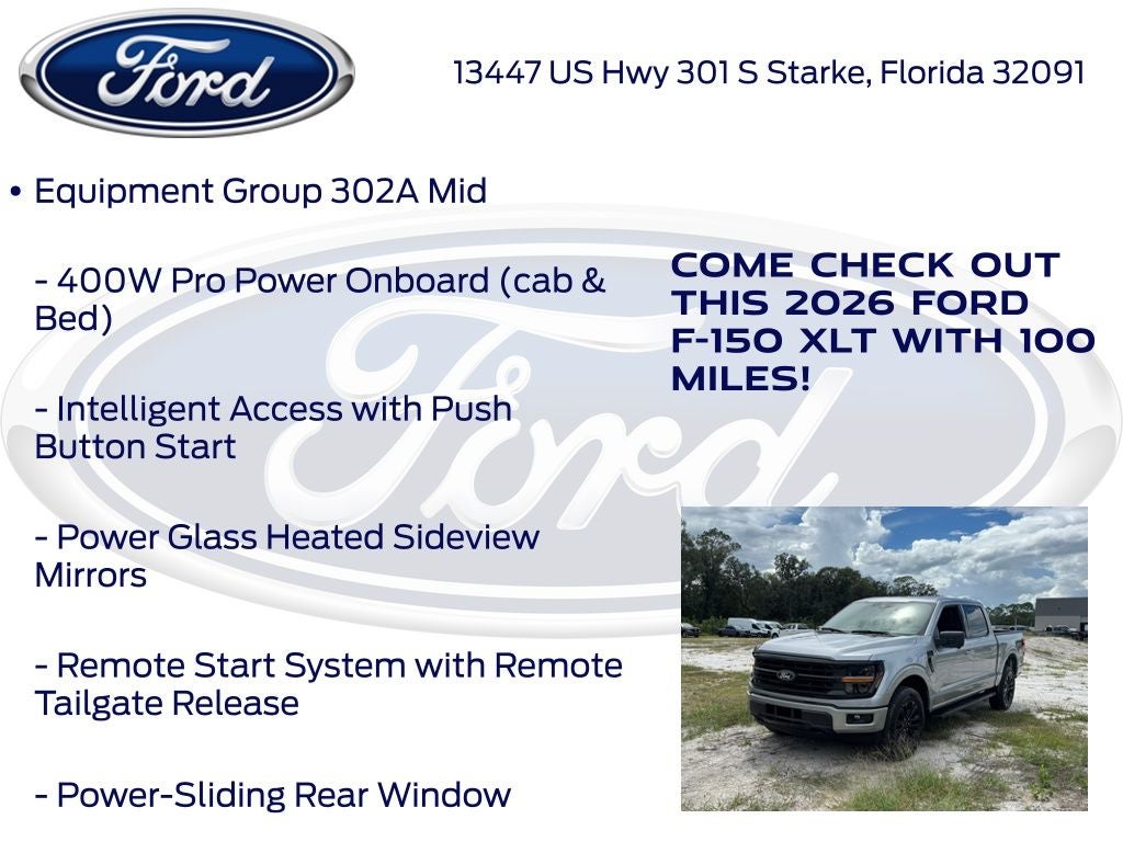 2026 Ford F-150 XLT 302A