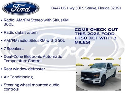 2026 Ford F-150 XLT 301A