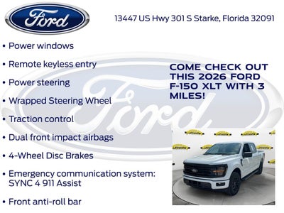 2026 Ford F-150 XLT 301A