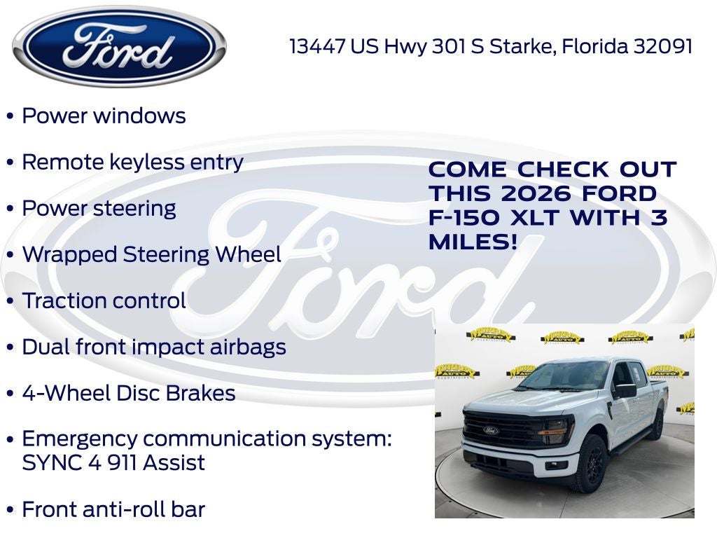 2026 Ford F-150 XLT 301A