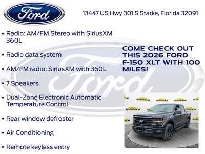 2026 Ford F-150 XLT 301A
