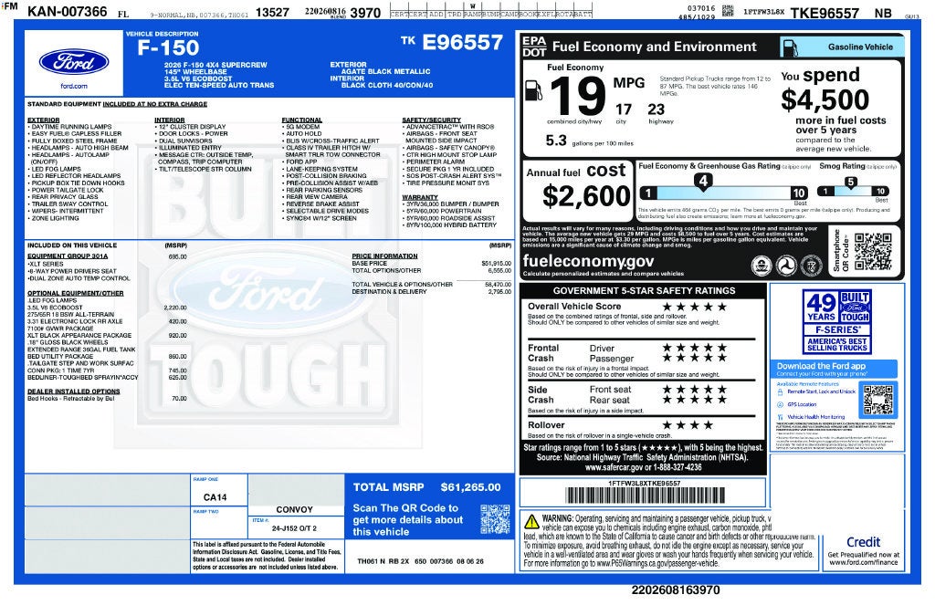 2026 Ford F-150 XLT 301A
