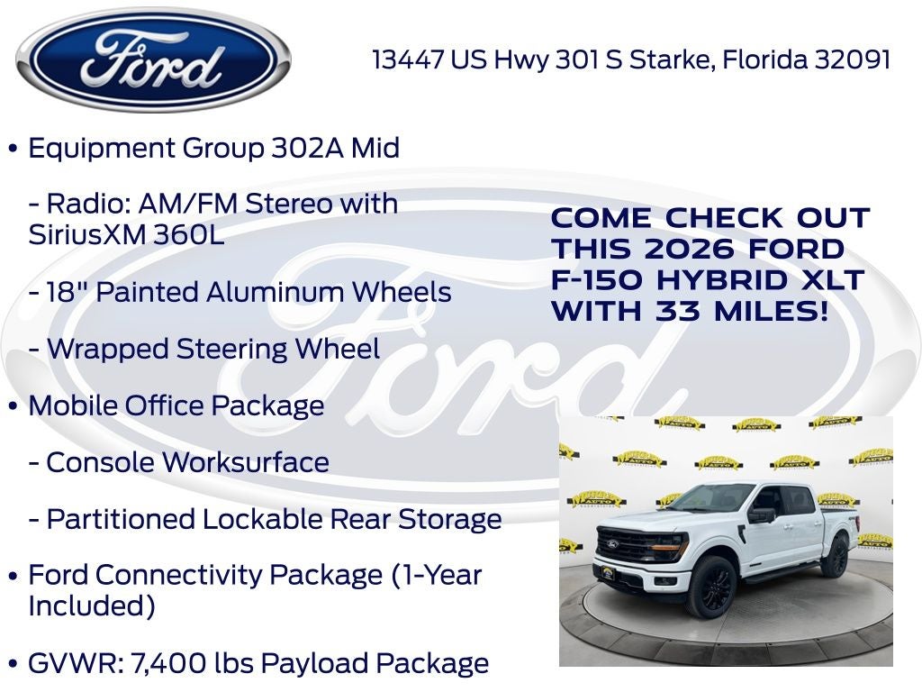 2026 Ford F-150 XLT 302A