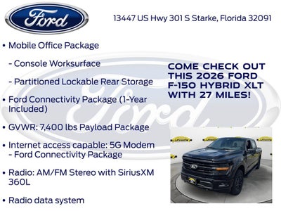 2026 Ford F-150 XLT 301A