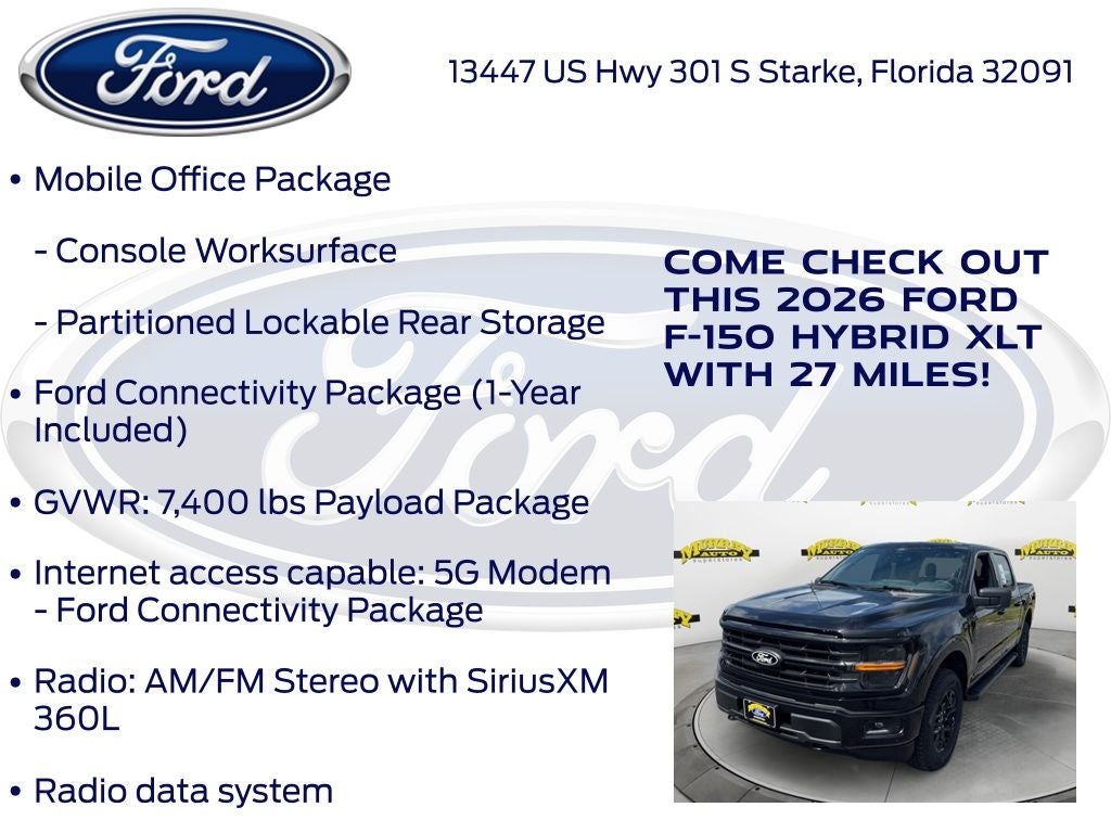 2026 Ford F-150 XLT 301A