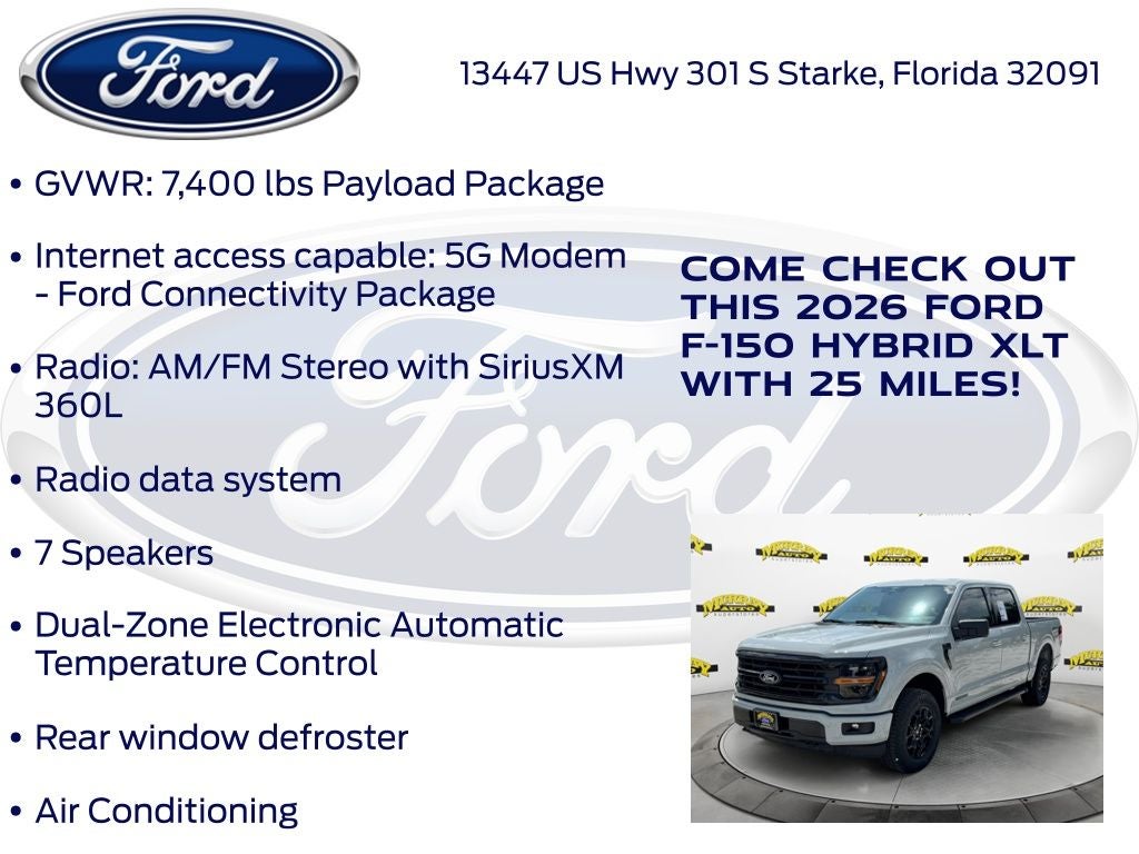 2026 Ford F-150 XLT 301A