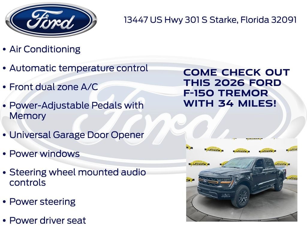 2026 Ford F-150 Tremor 402B