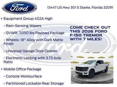 2026 Ford F-150 Tremor 402B