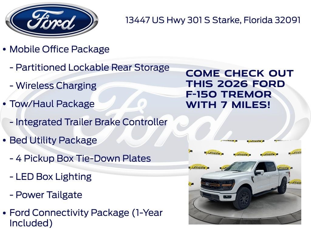 2026 Ford F-150 Tremor 402B
