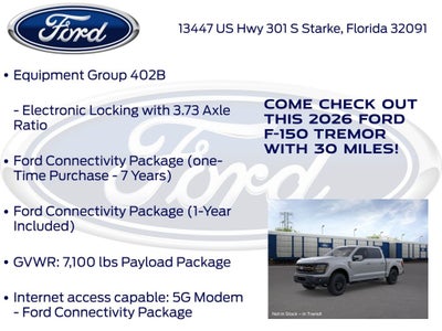 2026 Ford F-150 Tremor 402A