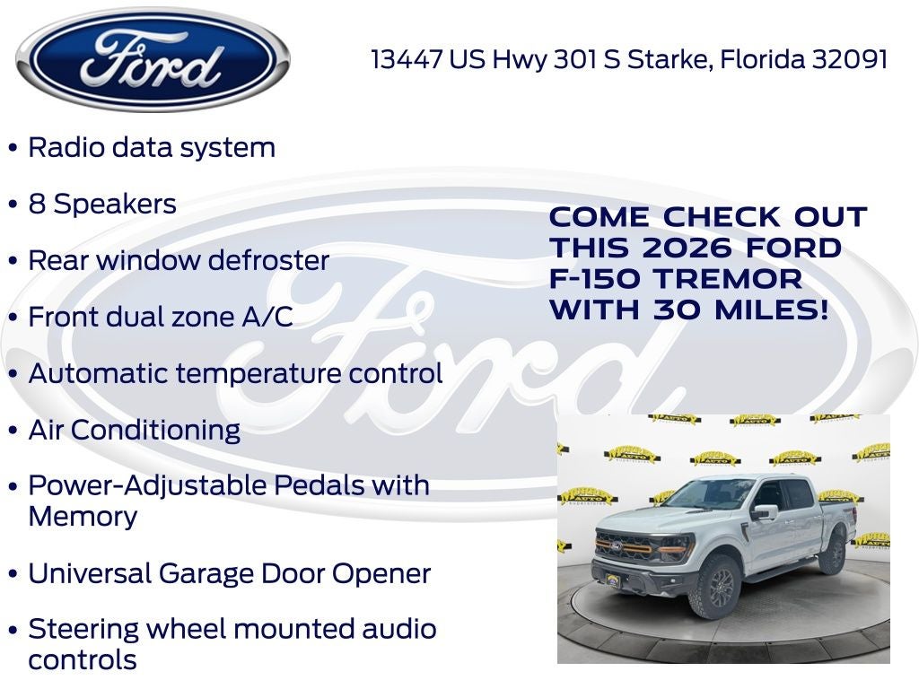2026 Ford F-150 Tremor 402A