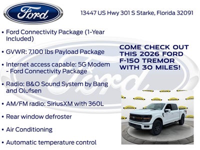 2026 Ford F-150 Tremor 402B