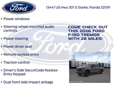 2026 Ford F-150 Tremor 401A