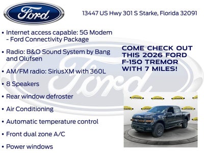 2026 Ford F-150 Tremor 401A