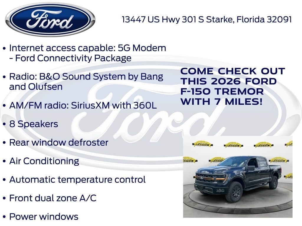 2026 Ford F-150 Tremor 401A