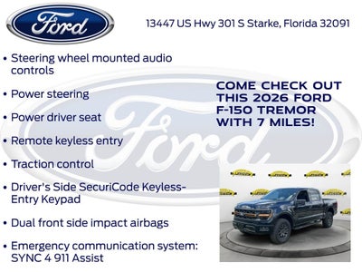 2026 Ford F-150 Tremor 401A