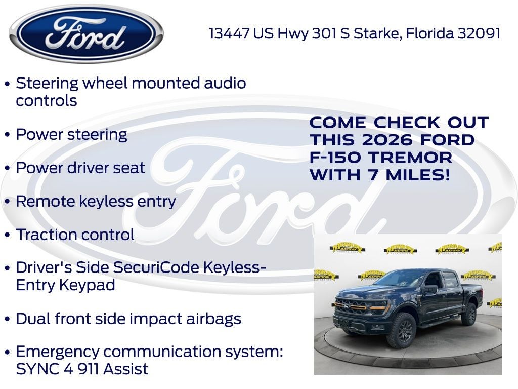 2026 Ford F-150 Tremor 401A