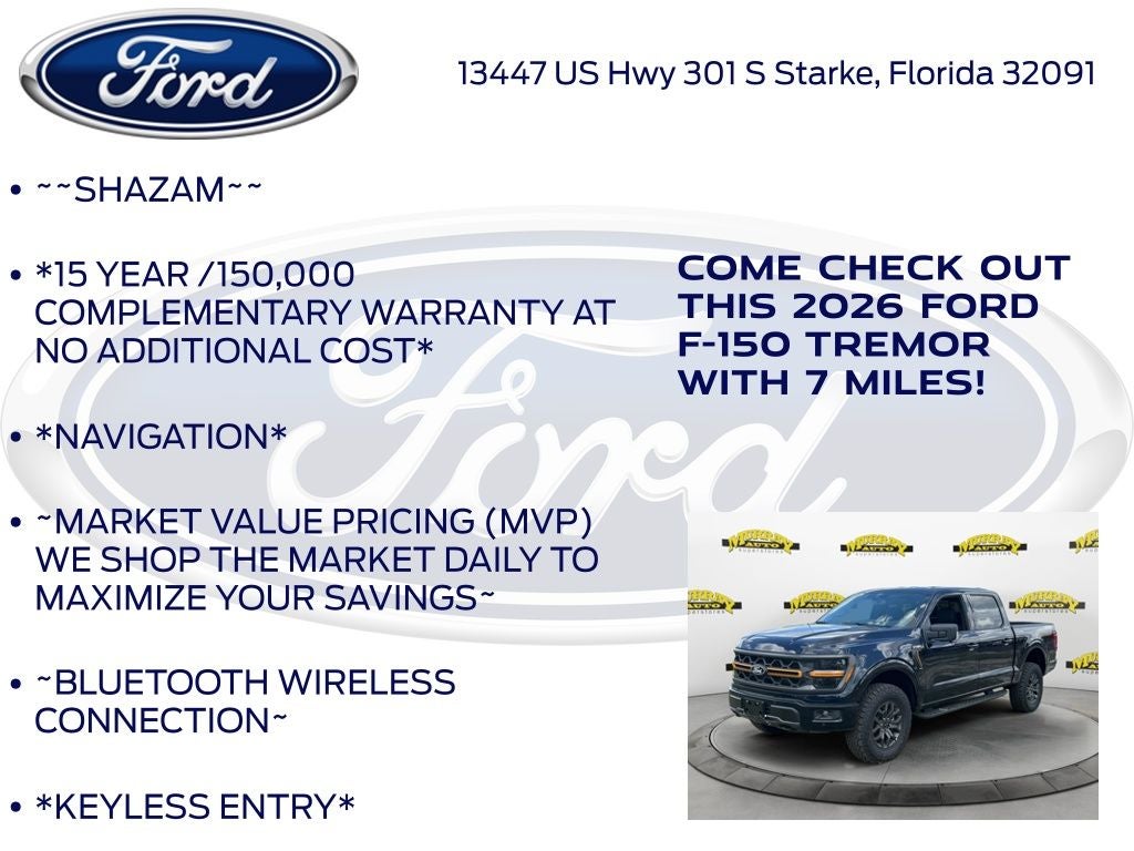 2026 Ford F-150 Tremor 401A